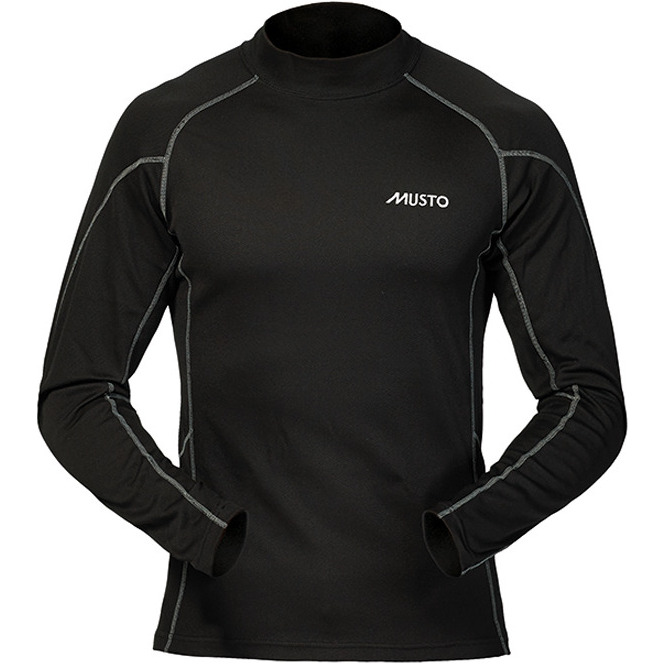 2019 Musto Termisk Basislag Skildpaddehals Top Sort Su3569