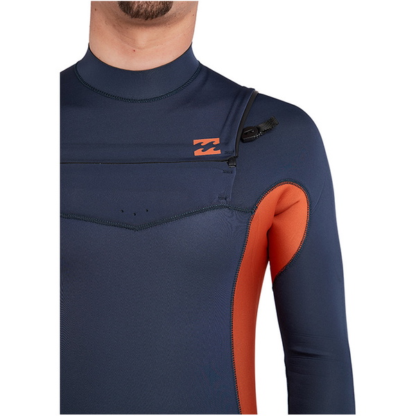 Billabong Furnace Revolution 5/4mm Chest Zip Våddragt Skifer L45m50