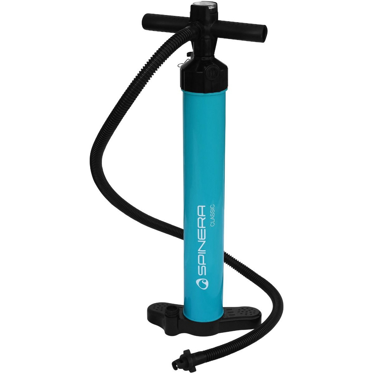 2026 Spinera Double Action Classic Sup Pump M / Gauge - Blå