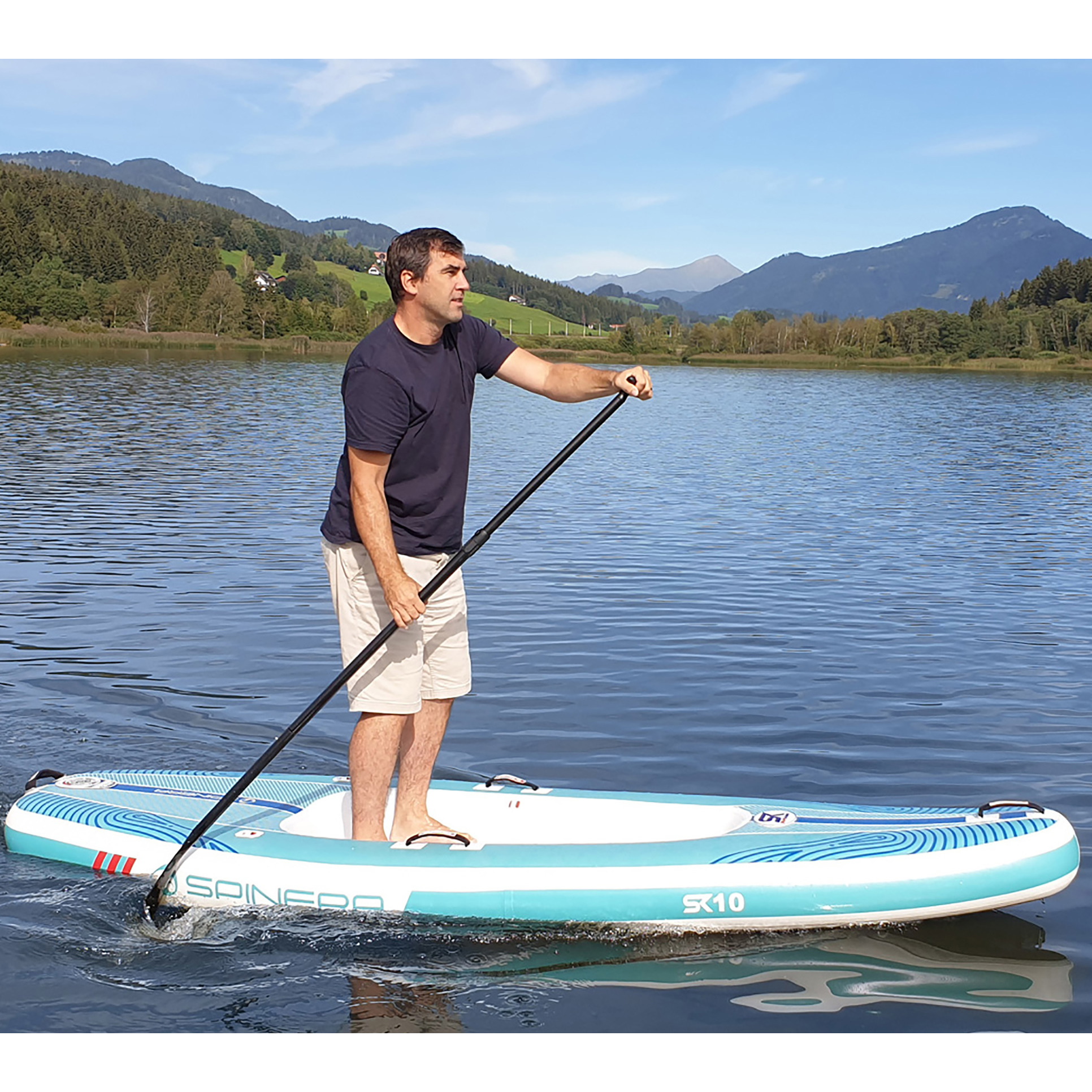 Spinera SK 10'0 1 Person Inflatable SupKayak Package - Blue