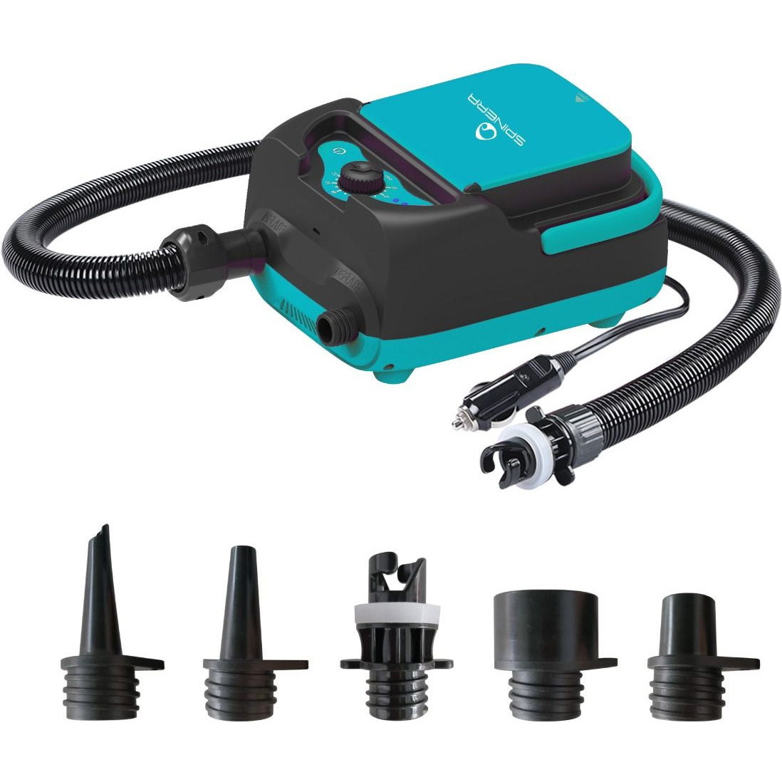Spinera SUP4 Højtryks-12V SUP Genopladelig Pumpe Blue
