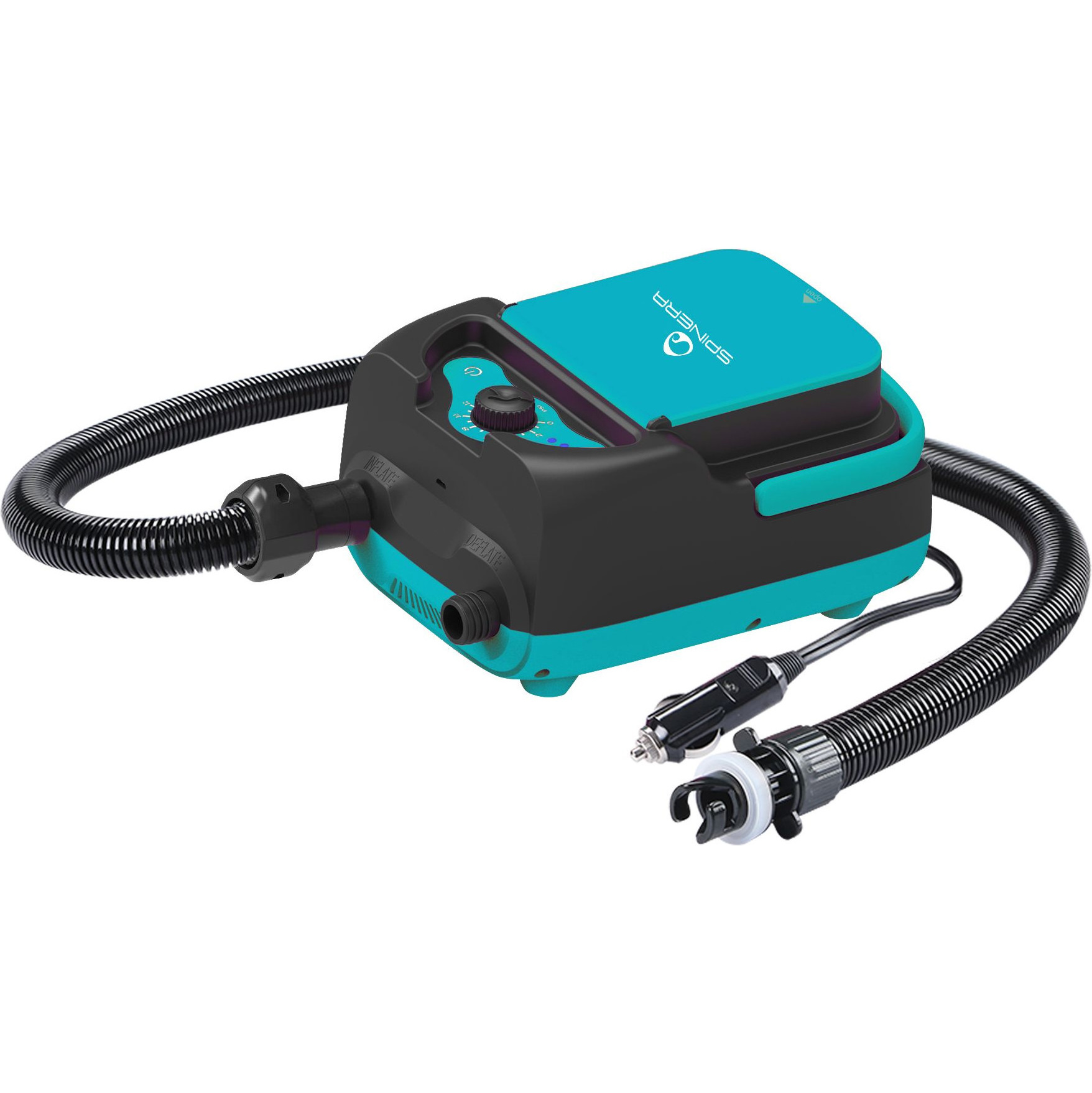 Spinera SUP4 Højtryks-12V SUP Genopladelig Pumpe Blue