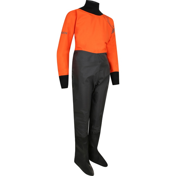 2026 Typhoon Junior Rhossilli Back Zip Tørdragt 100196 - Orange / Graphite