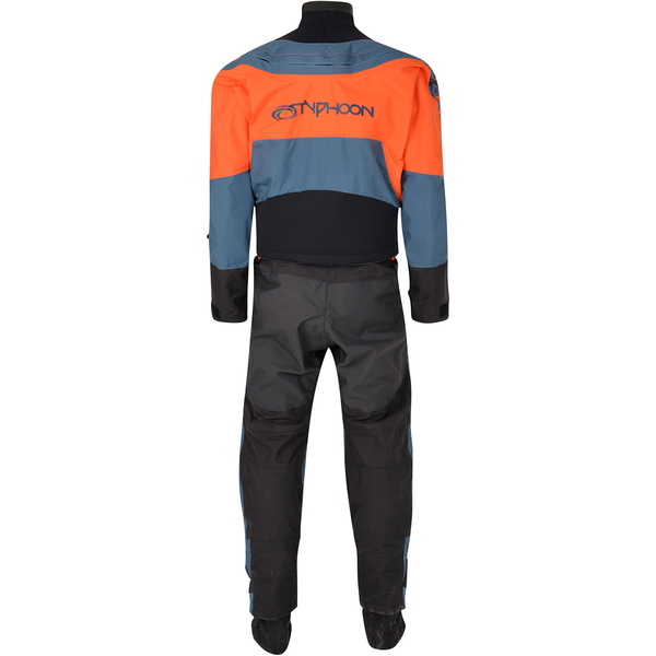 2024 Typhoon Multisport 5 Rapid Tørdragt Med Bekvemmelighedslynlås Og Underfleece 100181 - Teal / Orange