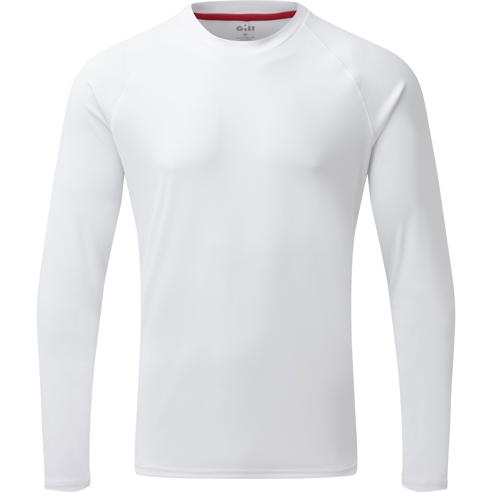 2026 Gill Langærmet Herre Uv Tec Tee Hvid Uv011