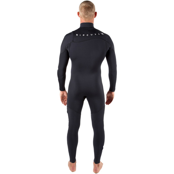 Rip Curl Flashbomb 4 / 3mm ZIP GRATIS Wetsuit i sort WSM4SF