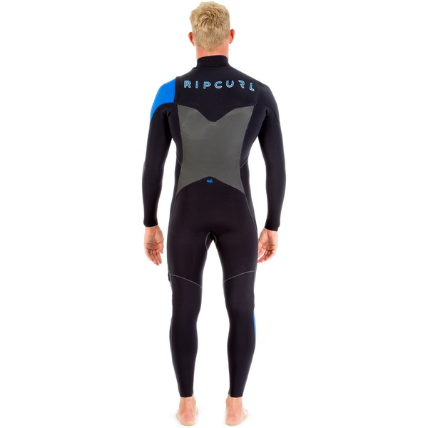 Rip Curl E-Bomb 4 / 3mm GBS Bryst Zip Wetsuit BLUE WSM5BE