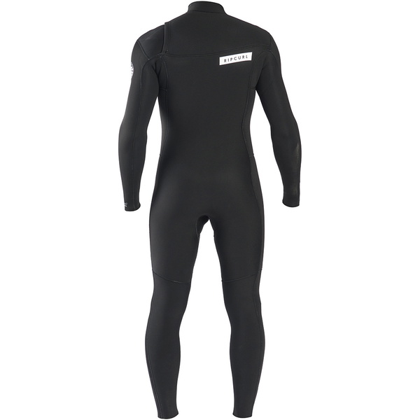 2019 Rip Curl Aggrolite 3/2mm Chest Zip Våtdrakt Sort Wsm9qm