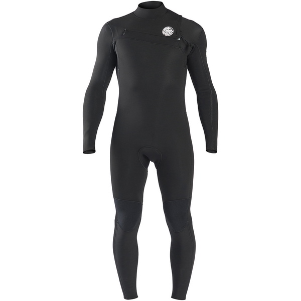 2019 Rip Curl Aggrolite 3/2mm Chest Zip Våtdrakt Sort Wsm9qm
