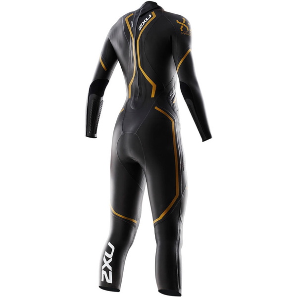 2XU Ladies X: 2 Project X TRIATHLON Wetsuit i sort / guld WW1825