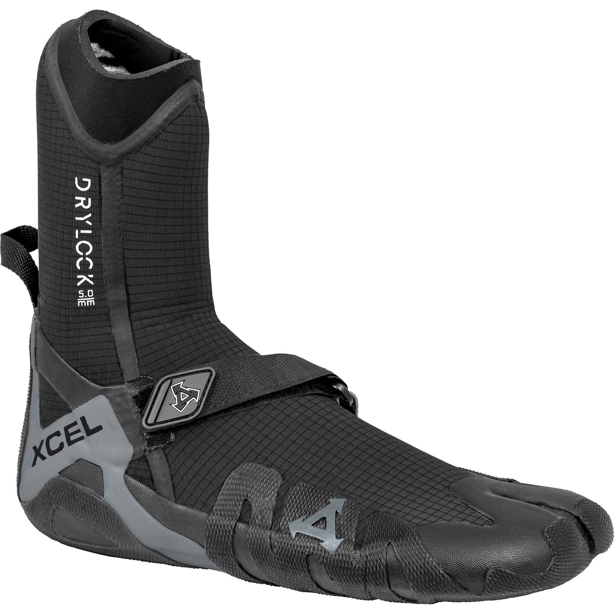 Xcel Drylock 5mm Split Toe Neoprenstøvler ACV59017 - Black / Grå