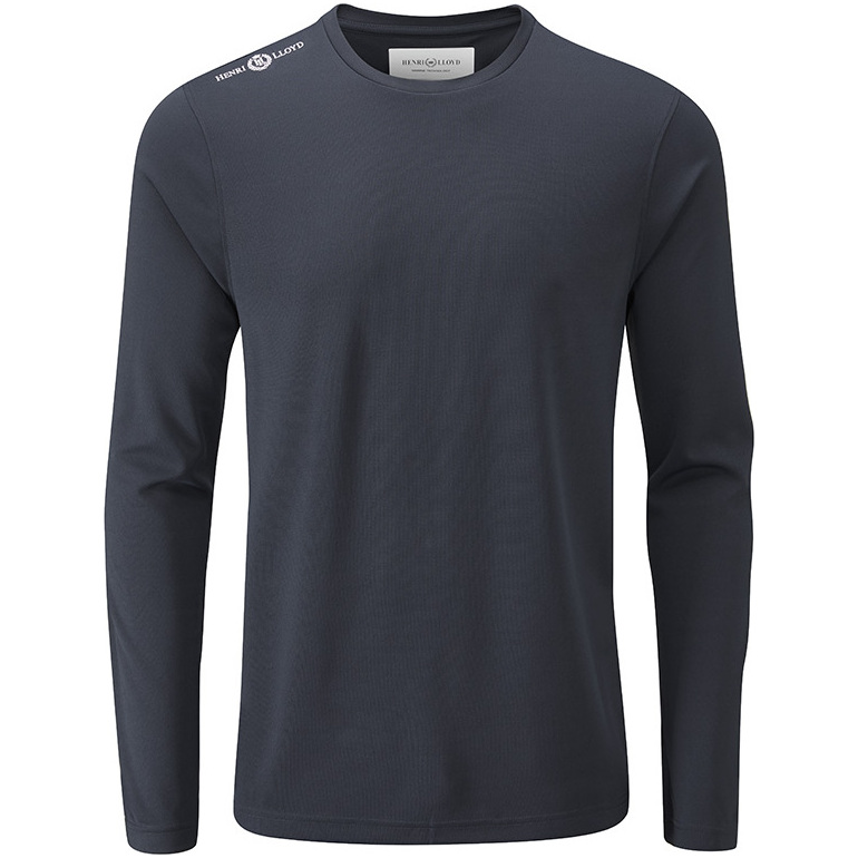 Henri Lloyd Cool Dri Langærmet T-shirt Skifer Blå Yi200003