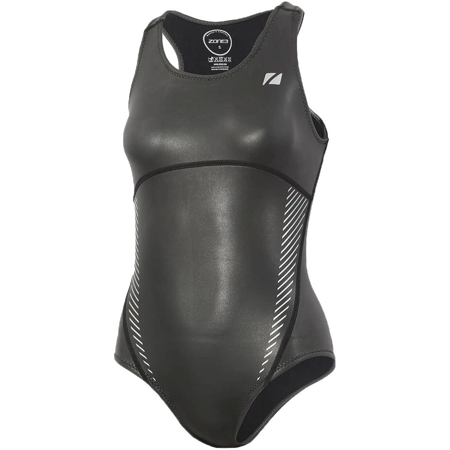 2023 Zone3 Womens 1.5mm Neopren Badedragt Na18wswi101 - Sort