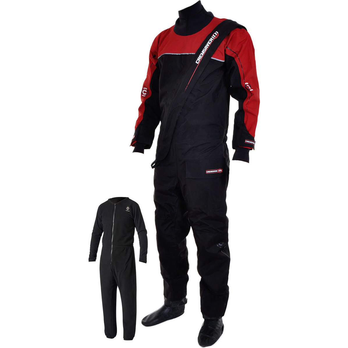Crewsaver Cirrus Drysuit Herunder UnderFleece Dry Bag Black / RØD 6515