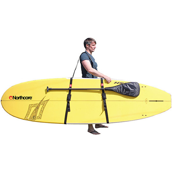 2026 Northcore Deluxe SUP / Surfboard-bæreslynge NOCO16B - Black