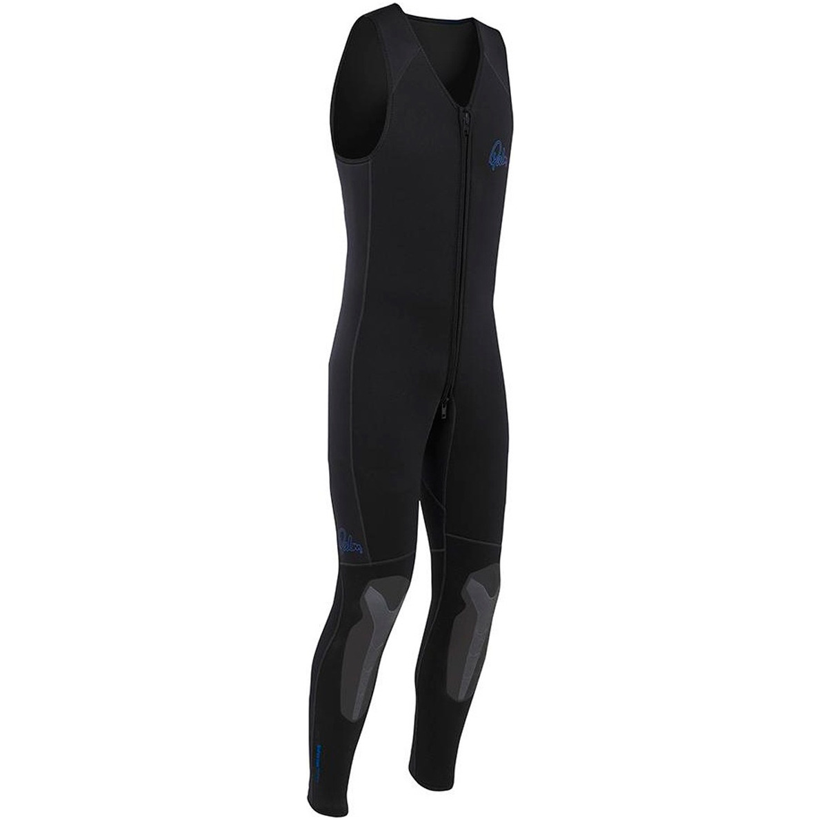 2025 Palm Inferno 5mm Dobbelt Foret Neopren Front Zip Long John Wetsuit Sort 10479p