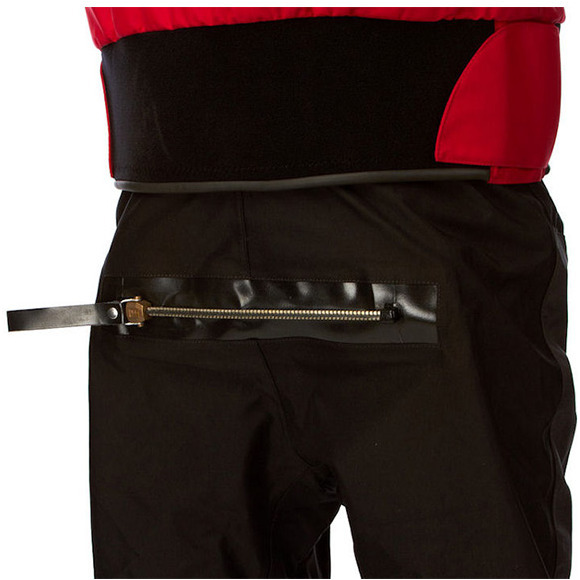 Typhoon Multisport 4 Fire LATEX SEAL Drysuit + Con Zip RED / BLACK 100140