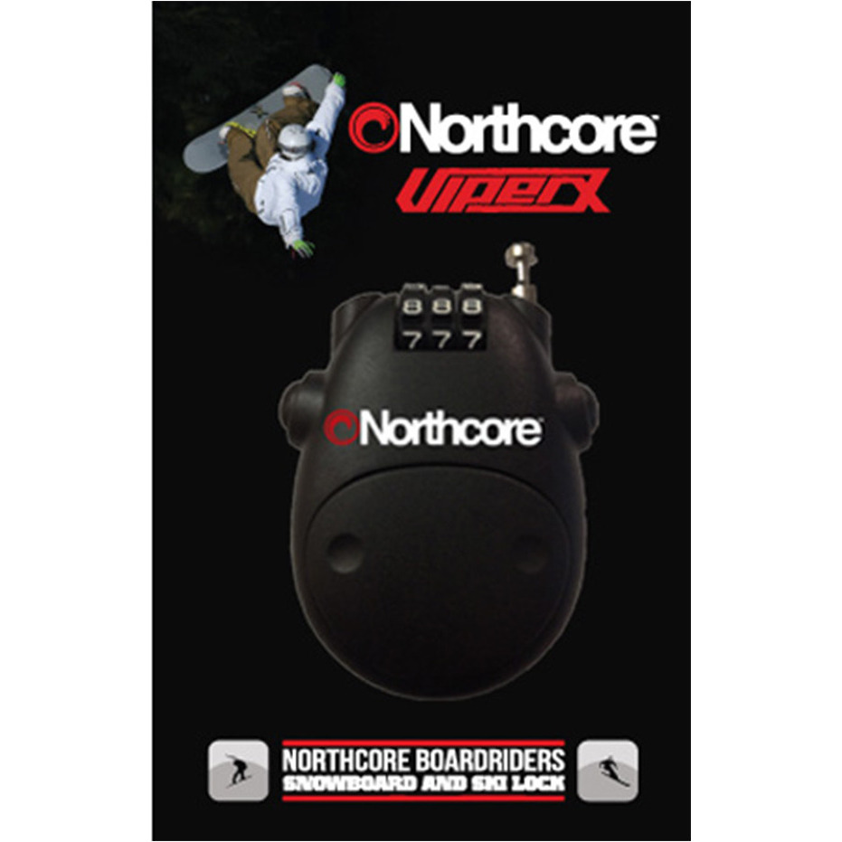 2026 Northcore Viper -x 2g Bagage Travel Lås Noco13b - Sort