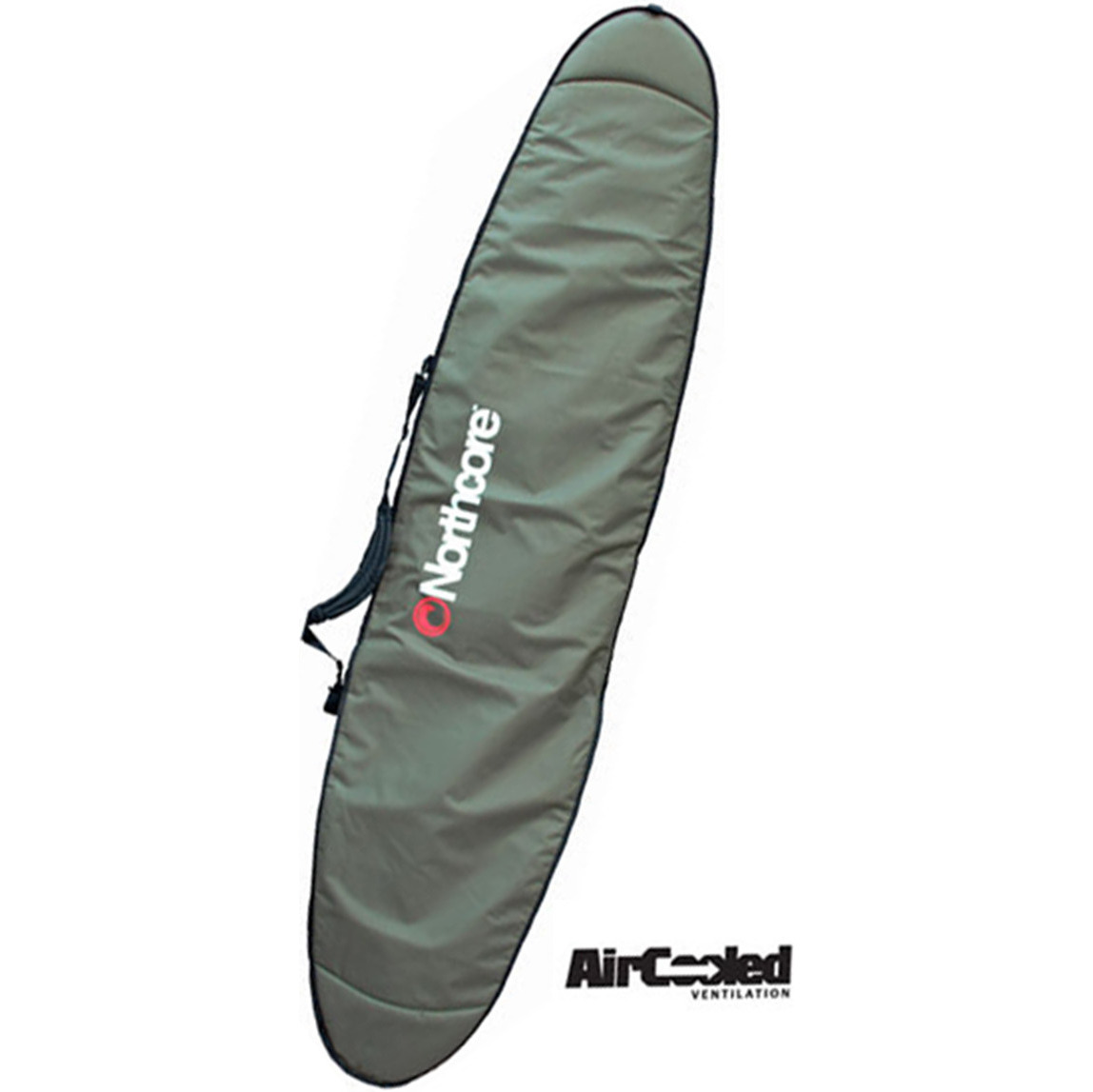 2026 Northcore Aircooled Board Jacket 7'6 Mini-mal Bag Noco31 - Olive Grøn