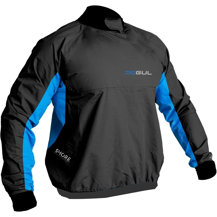 2020 Gul Junior Shore Tapet Spray Top Sort / Blå St0030-b5