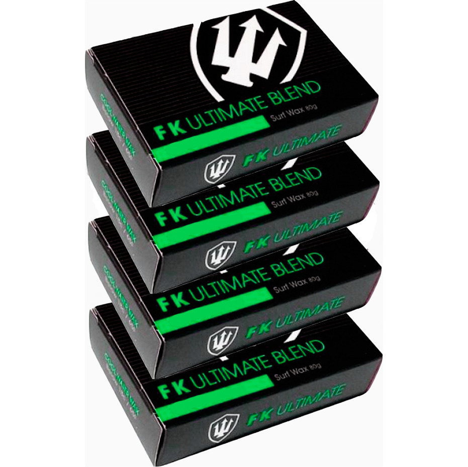 Far King Ultimate Blend Surf Wax - Pakke med 4 - Kold / X-Soft