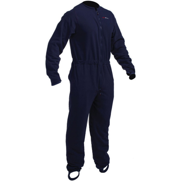 2019 Gul Mænds Code Zero Strækning U-zip Drysuit + Underfleece Gm0368-b5 - Sort