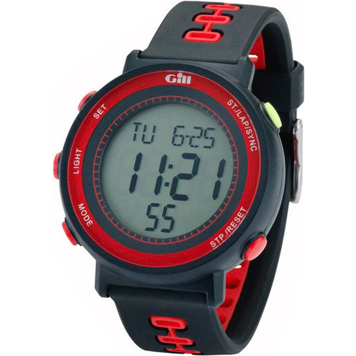 2022 Gill Raceur Timer W013 - Sort / Rød