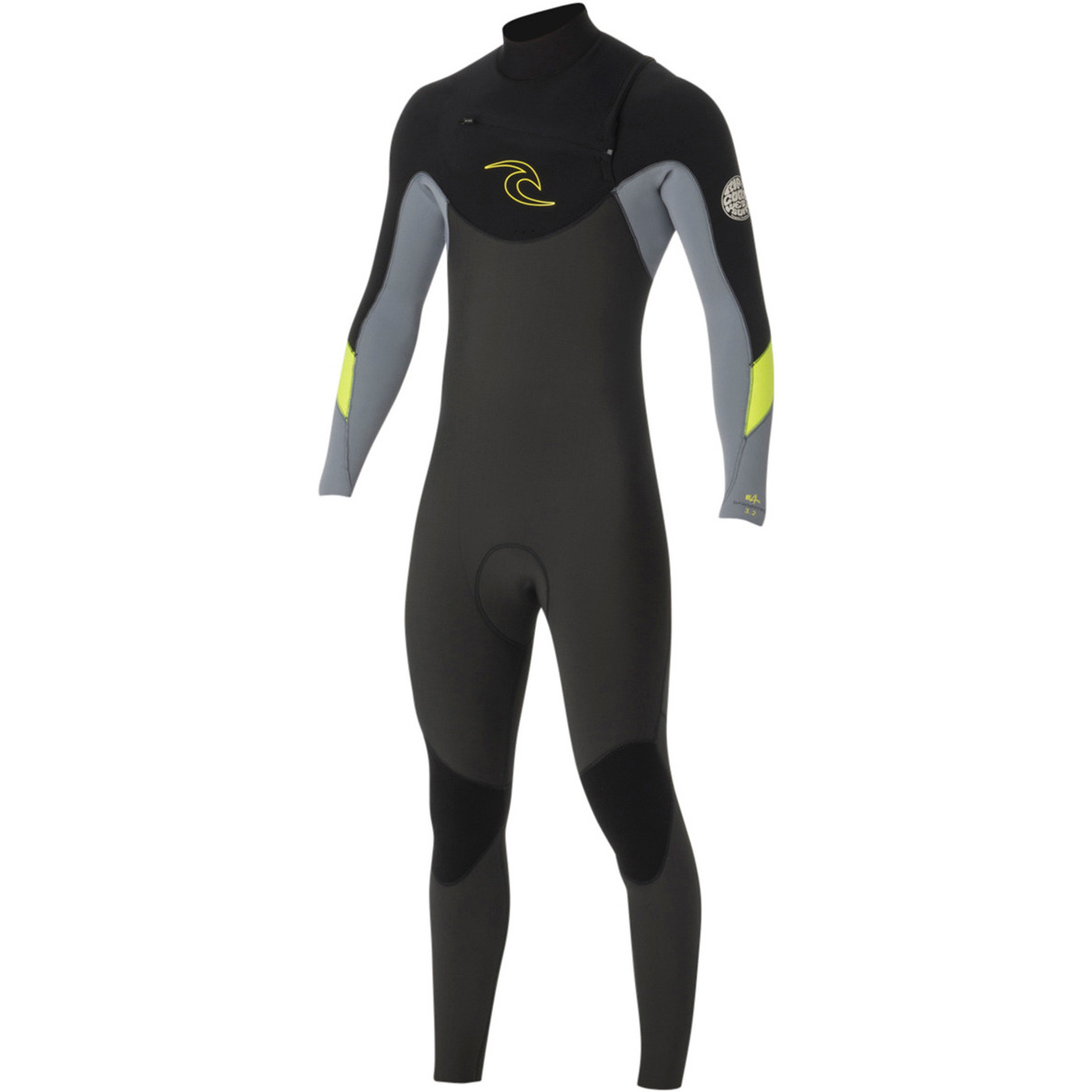 Rip Curl Dawn Patrol 3 / 2mm GBS CHEST ZIP Wetsuit i GRAY WSM4AM