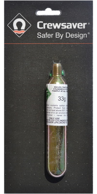 2026 Crewsaver 33g 150n Redningsvest Udskiftning Rearm Cylinder 10014