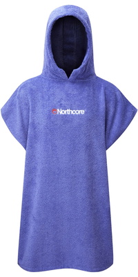 2026 Northcore Kids Beach Basha Hooded Towel Changing Robe / Poncho NOCO24D - Lilla