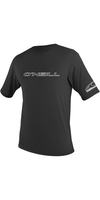 2026 ONeill Mens Basic Skins Kortærmet Solskjorte 3402 - Black