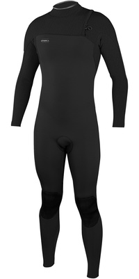 2026 ONeill Mens HyperFreak Comp 3/2mm Zip Free Våddragt 4970 - Black