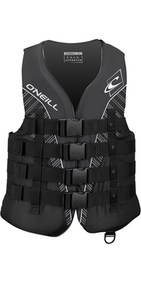 2026 Oneill Superlite 50n Ce Impact Vest 4723 - Sort / Smoke / Hvid