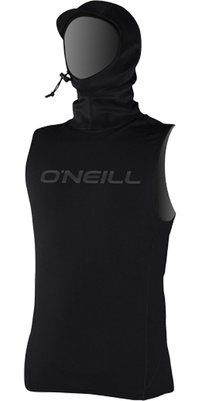 2026 Oneill Thermo-x Termisk Vest Med Hætte 5023 - Sort
