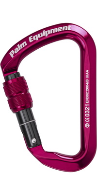 2026 Palm Hms Skrue Gate Karabiner Rød 10541