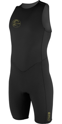 2026 Oneill Mænd Original 2mm Back Zip Short John Våddragt 4529 - Sort
