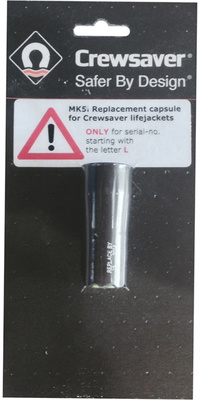 2026 Crewsaver Mk5i Erstatningskapsel Sort 10062