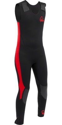 2026 Palm Junior Quantum 3mm Neoprene Shoulder Entry Long John BLACK 12237
