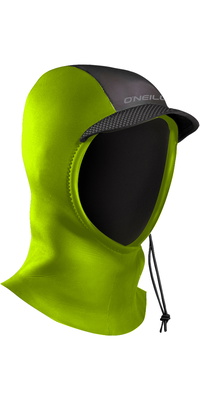 2026 O'Neill Youth Psycho 3mm Hood Dayglo Green 5120