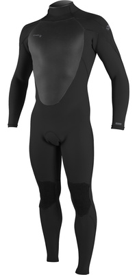 2026 ONeill Herre Epic 5/4mm Back Zip Våddragt Med Lynlås 4217B - Black