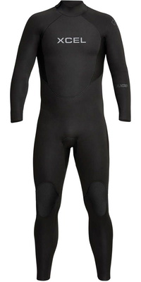 2026 Xcel Herre Axis 3/2mm Back Zip Våddragt MN32AXG0 - Black