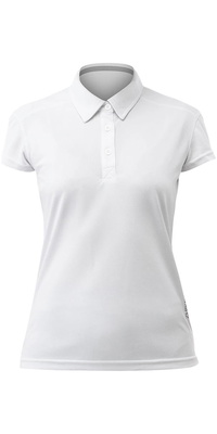 2025 Zhik Zhikdry Uv Poloshirt Med Korte ærmer Til Kvinder, Atp-0870-w-hvid