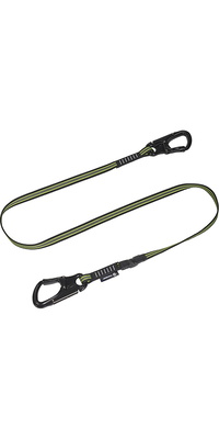 2026 Crewsaver Crewline Pro Safety Line Dobbeltkrog Ikke-elastisk 3050-sl2 - Sort