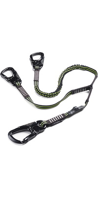 2026 Crewsaver Crewline Pro Safety Line Trippelkrog Elastisk 3050-esl3 - Sort