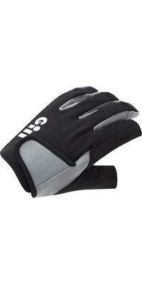 2026 Gill Junior Long Finger Deckhand-handsker 7053j - Sort