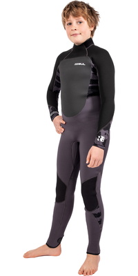 2026 Gul Junior Response 5/3mm Back Zip Våddragt RE1218-C1 - Charcoal /... Contour Camo