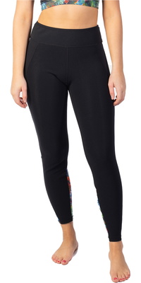 2025 Gul Luna7 Sup Leggings Til Kvinder La8301-c1 - Sort / Jungle