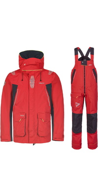 2026 Musto Herre BR2 Offshore Jakke Og Salopette Sejldragt - True Red
