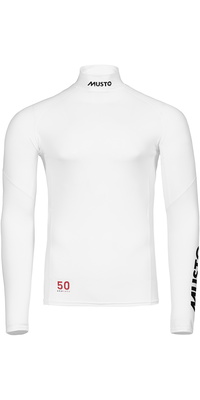 2026 Musto Herre Champ Langærmet Lycra Vest 82091 - Hvid