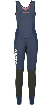 2026 Musto Flexlite Alumin 3.0 Til Kvinder Long John Våddragt 82077 - Mignight Marl